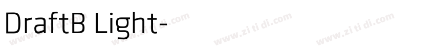 DraftB Light字体转换